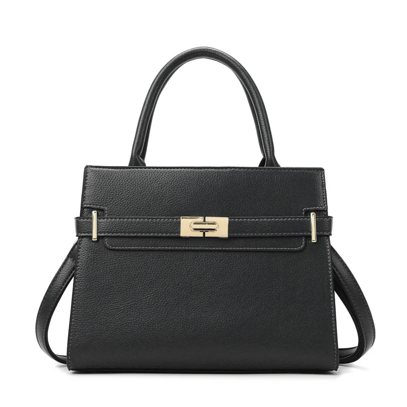 Set de 3 Pièces - Grand Sac à Main, Sac Bandoulière et Porte-Monnaie en Cuir PU - Style Vintage et Luxueux