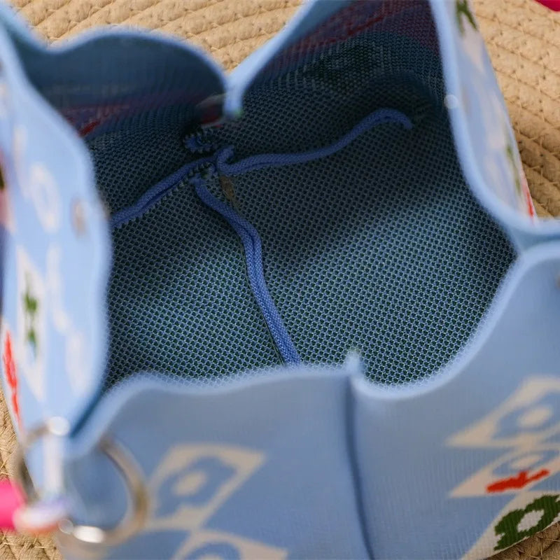 2026 Sac à Main Tendance en Maille - Cabas Casual avec Fermoir Aimanté et Motifs Originaux pour Femme