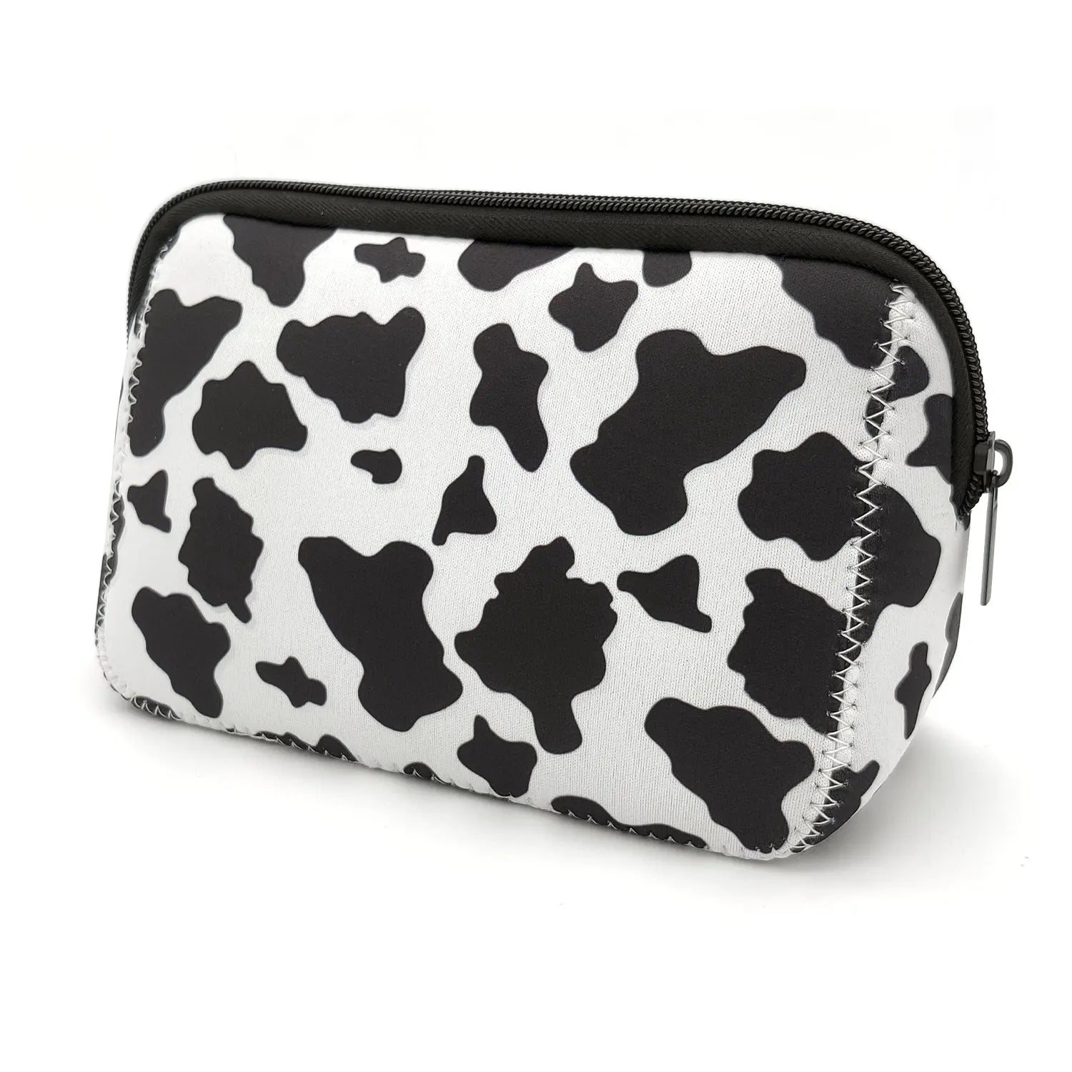 rousse de Maquillage Imperméable en Néoprène - Pochette de Voyage Portable, Organisateur de Toilette ou Trousse à Crayons (Motifs Originaux)