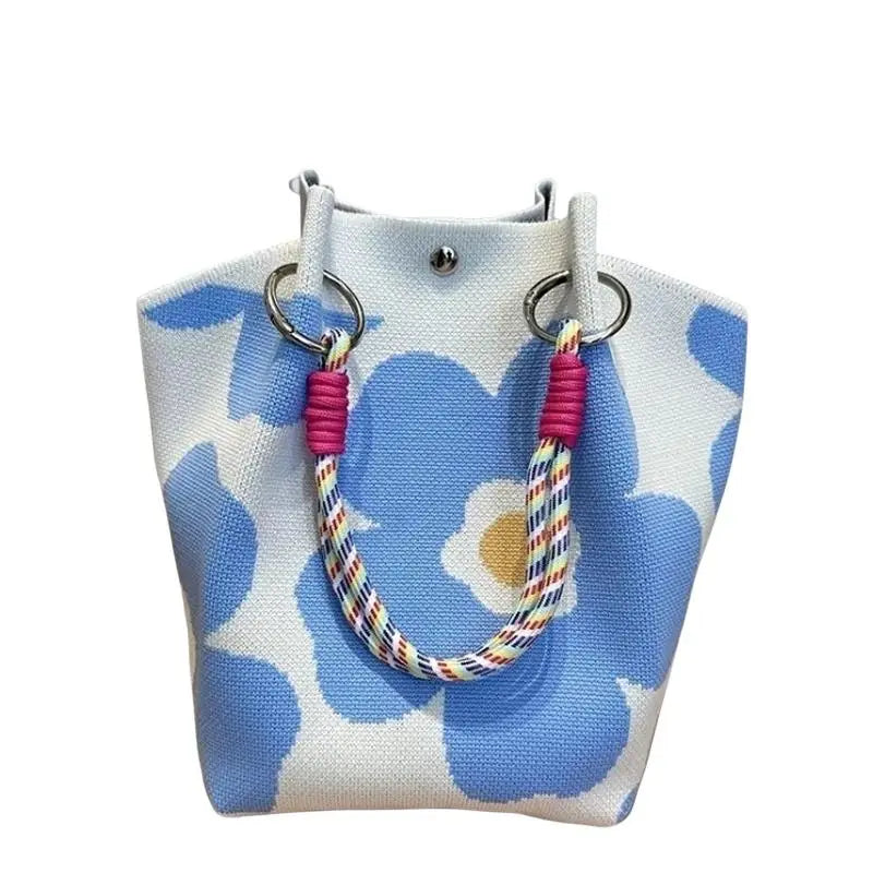 Sac à main tricoté mignon et polyvalent