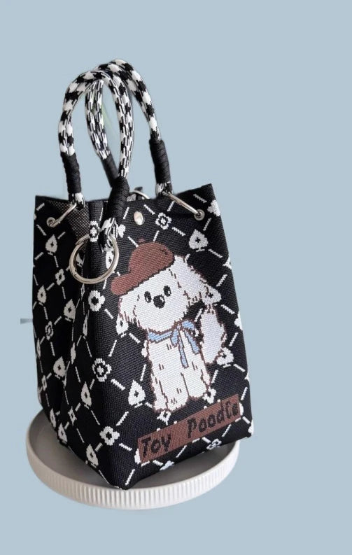 2026 Sac à Main Tendance en Maille - Cabas Casual avec Fermoir Aimanté et Motifs Originaux pour Femme